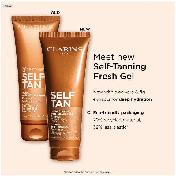 Clarins Self - Tanning Gel Face + Body Tanner - No Promo Code Needed!