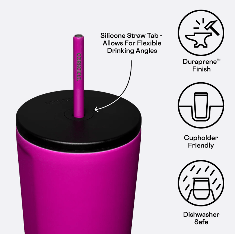 Corkcicle Cold Cup Insulated Tumbler with Straw - No Promo Code Needed!