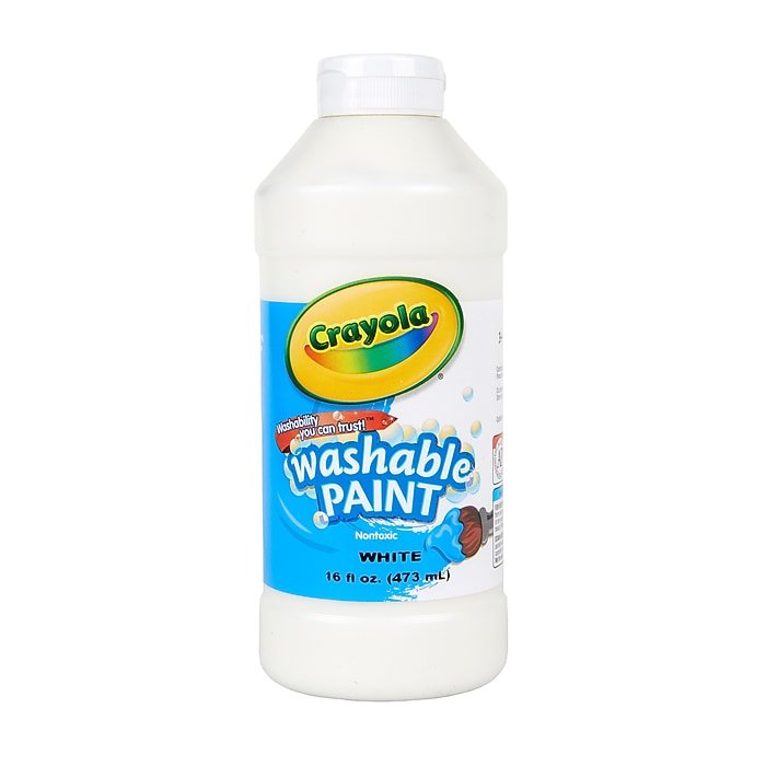 Crayola Washable Paint White 16 oz 071662592530 No Promo Code Needed!