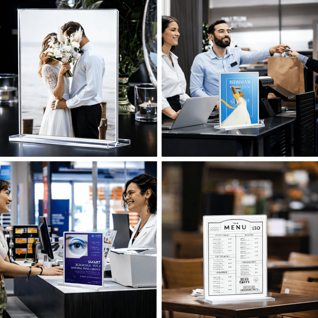 Deflecto Acrylic Double - Sided Sign Holders - No Promo Code Needed!