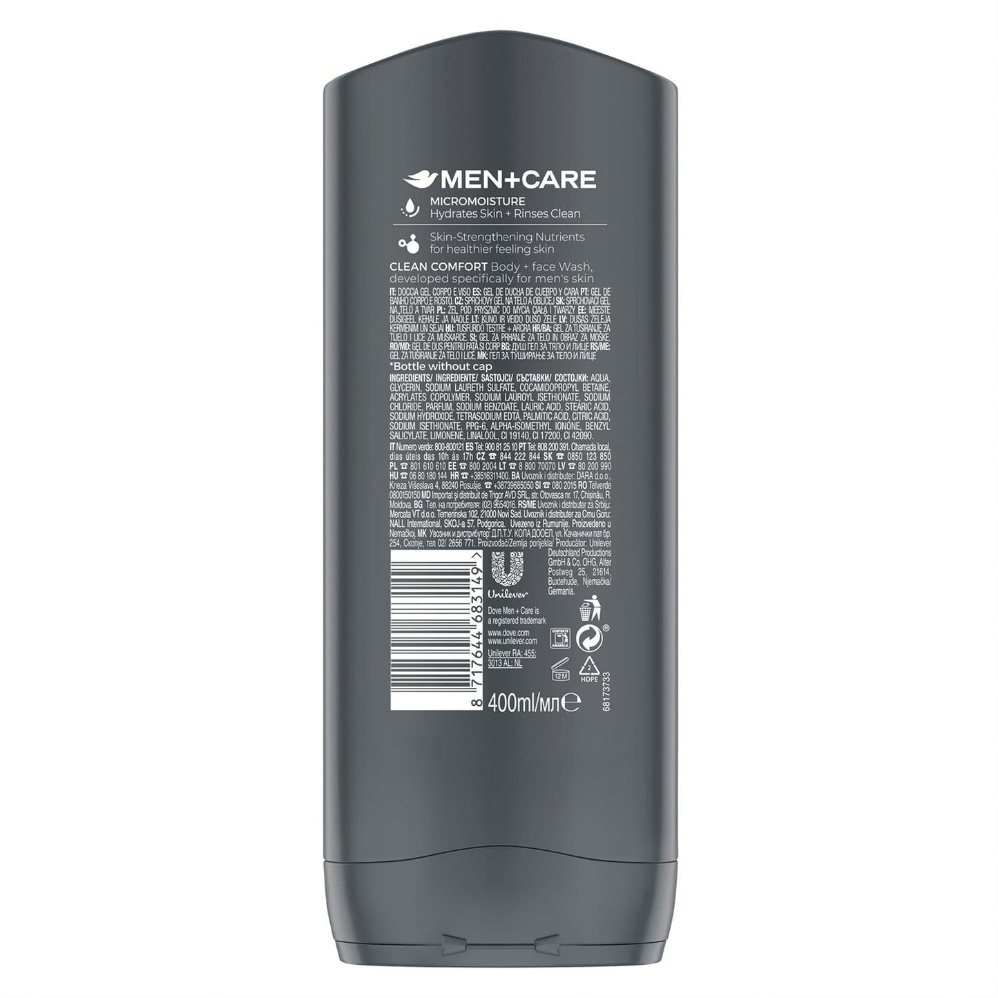 Dove Dove Men + Care Micro Moisture Body and Face Wash 13.5 oz Citrus Scent 011111051249 No Promo Code Needed!