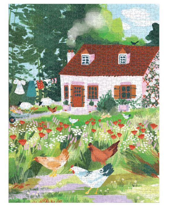 Galison Cottage Wildflowers 1000 Piece Puzzle - No Promo Code Needed!