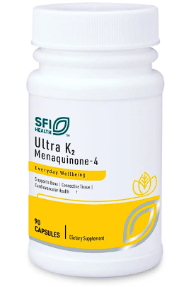 Klaire Labs Vitamin K2 Bone & Cardiovascular Support Capsules - No Promo Code Needed!