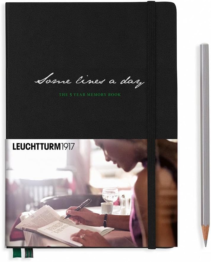 Leuchtturm1917 Some Lines A Day 5 - Year Memory Book - No Promo Code Needed!