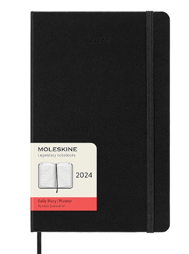 Moleskine Classic 12 Month 2024 Daily Planner - No Promo Code Needed!