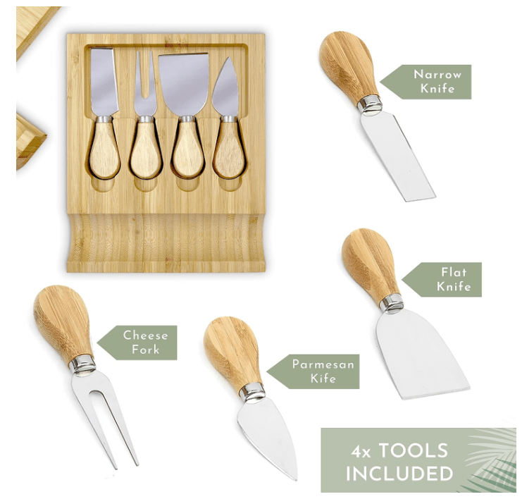 Palm Naki Bamboo Cheese Board - No Promo Code Needed!