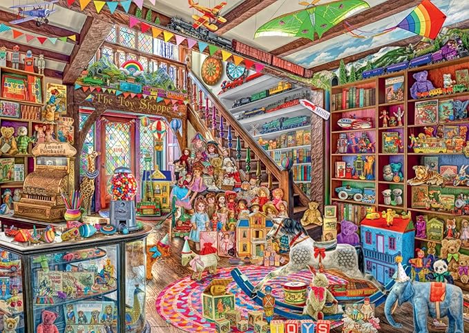 Ravensburger The Fantasy Toy Shop 1000p 1000 Pieces jigsaw Puzzle ( 1 Item) 4005555000068 No Promo Code Needed!