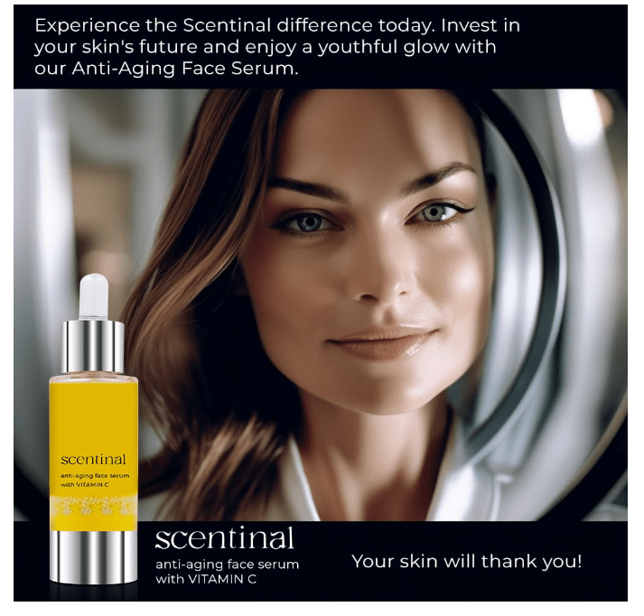 Scentinal Scentinal Anti - Aging Face Serum with Vitamin C - No Promo Code Needed!