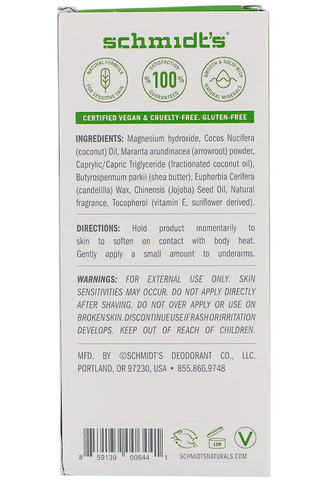 Schmidt's Natural Deodorant - No Promo Code Needed!