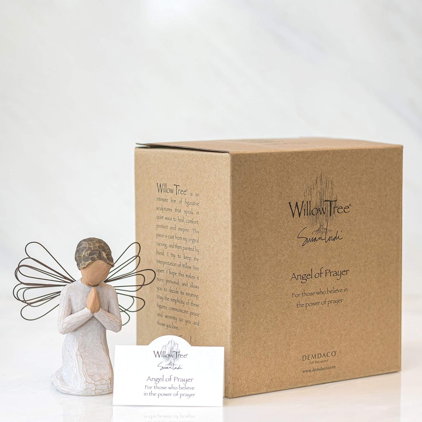 Willow Tree Willow Tree Angel Prayer Figurine - Used As Is 4 inches CONDITION: USED AS - IS 638713260123 No Promo Code Needed!