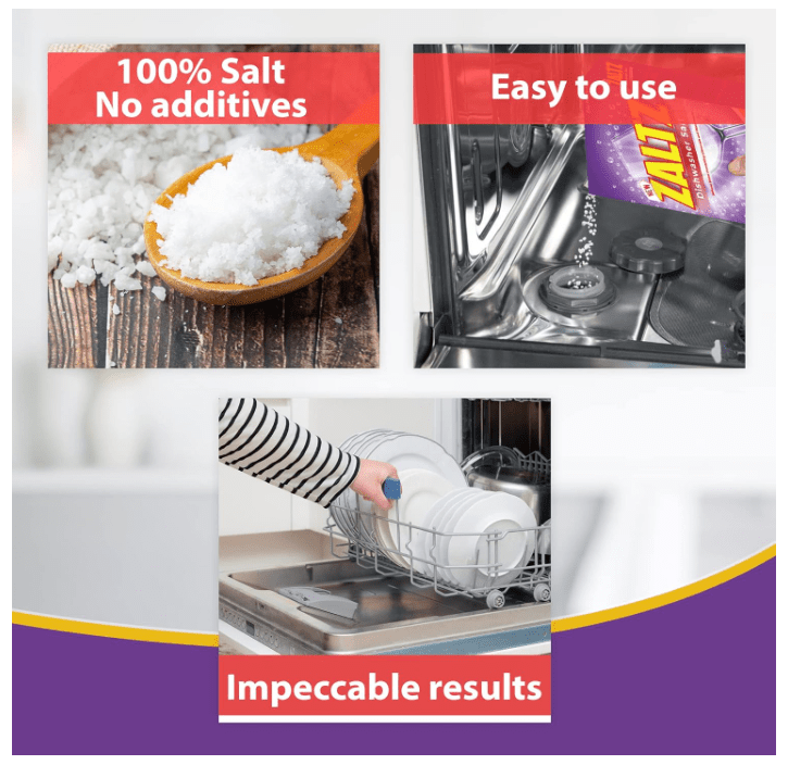 Zaltz Pl Zaltz Dishwasher Salt - Used Good 4.4 lb CONDITION: USED GOOD 808218667585 No Promo Code Needed!