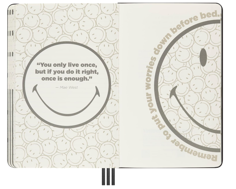 Moleskine Limited Edition Smiley Positivity Planner - Null