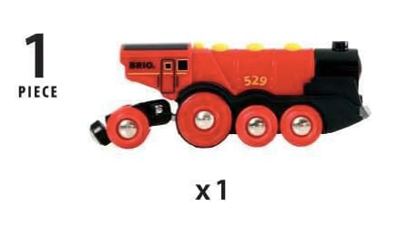 Brio Mighty Red Action Locomotive - Null