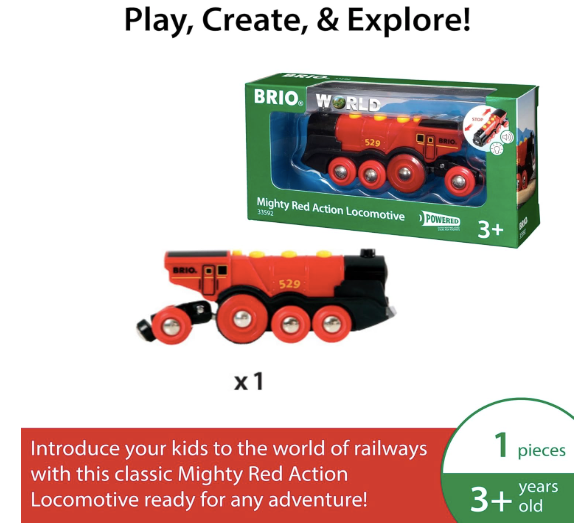 Brio Mighty Red Action Locomotive - Null