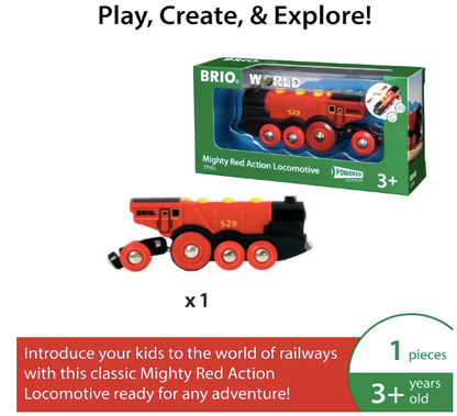 Brio Mighty Red Action Locomotive - Null