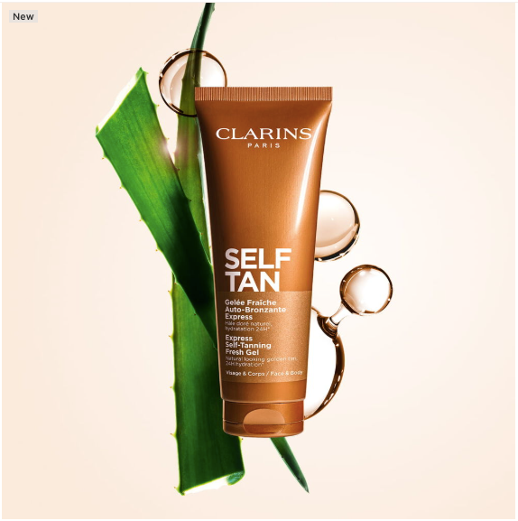 Clarins Self-Tanning Gel Face + Body Tanner - Null