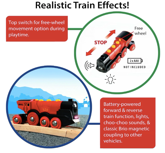 Brio Mighty Red Action Locomotive - Null