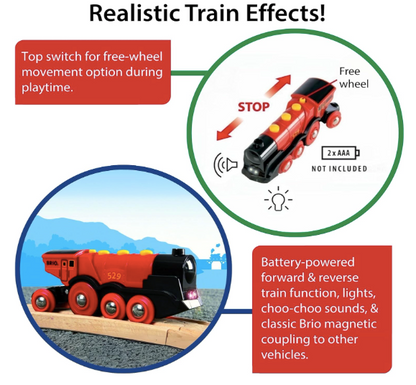 Brio Mighty Red Action Locomotive - Null