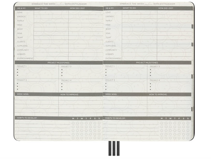 Moleskine Limited Edition Smiley Positivity Planner - Null