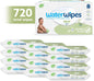 WaterWipes Plastic-Free Textured Clean Unscented & Hypoallergenic for Sensitive Skin 99.9% Water Based Toddler & Baby Wipes - 720 Count