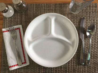 Corelle Winter Frost White Divided Salad Plate – New Missing Box - Null