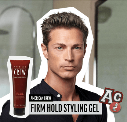 American Crew Firm Hold Gel 250 ml Non - Flaking 669316060506 No Promo Code Needed!