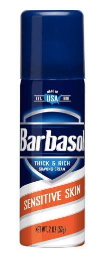 Barbasol Sensitive Skin Thick & Rich Shaving Cream Travel Size - No Promo Code Needed!