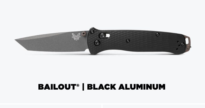 Benchmade Bailout Black Aluminum - No Promo Code Needed!