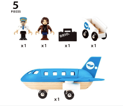 Brio Airplane Stimulating Wooden Toy Plane Set - No Promo Code Needed!