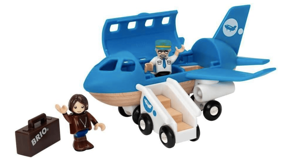 Brio Airplane Stimulating Wooden Toy Plane Set - No Promo Code Needed!