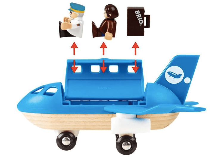 Brio Airplane Stimulating Wooden Toy Plane Set - No Promo Code Needed!