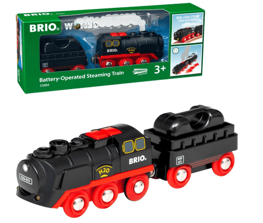 Brio Battery - Operated Steaming Train Modern Style 7312350338843 No Promo Code Needed!