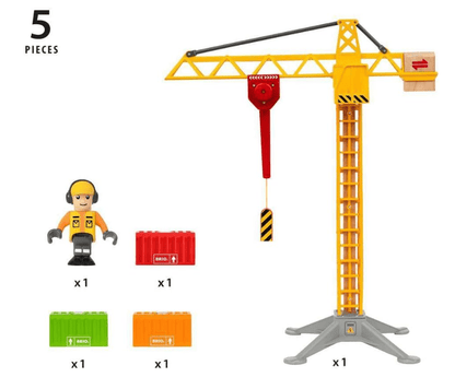 Brio Construction Crane With Lights - No Promo Code Needed!