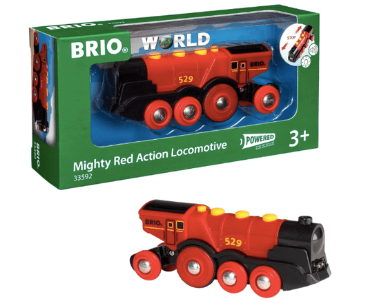 Brio Mighty Red Action Locomotive - No Promo Code Needed!