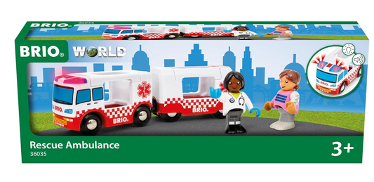 Brio Rescue Ambulance Red / White 7312350360356 No Promo Code Needed!