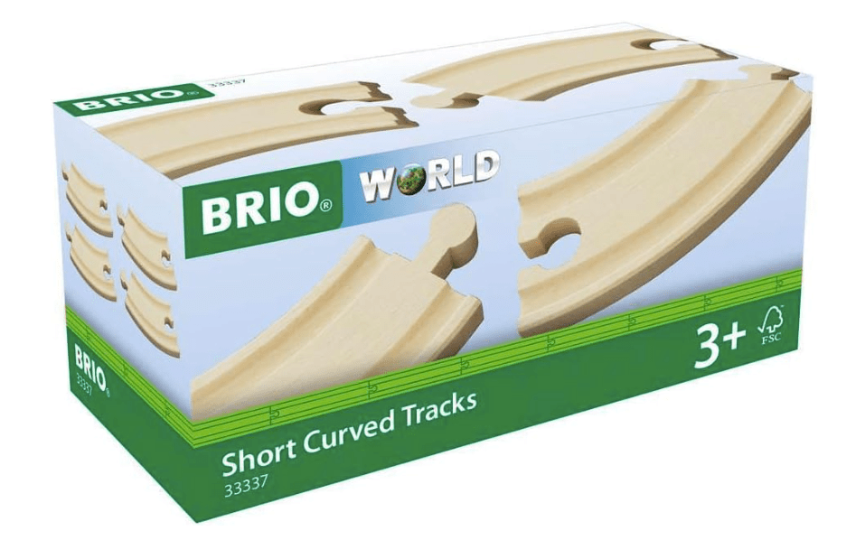 Brio Short Curved Tracks - No Promo Code Needed!