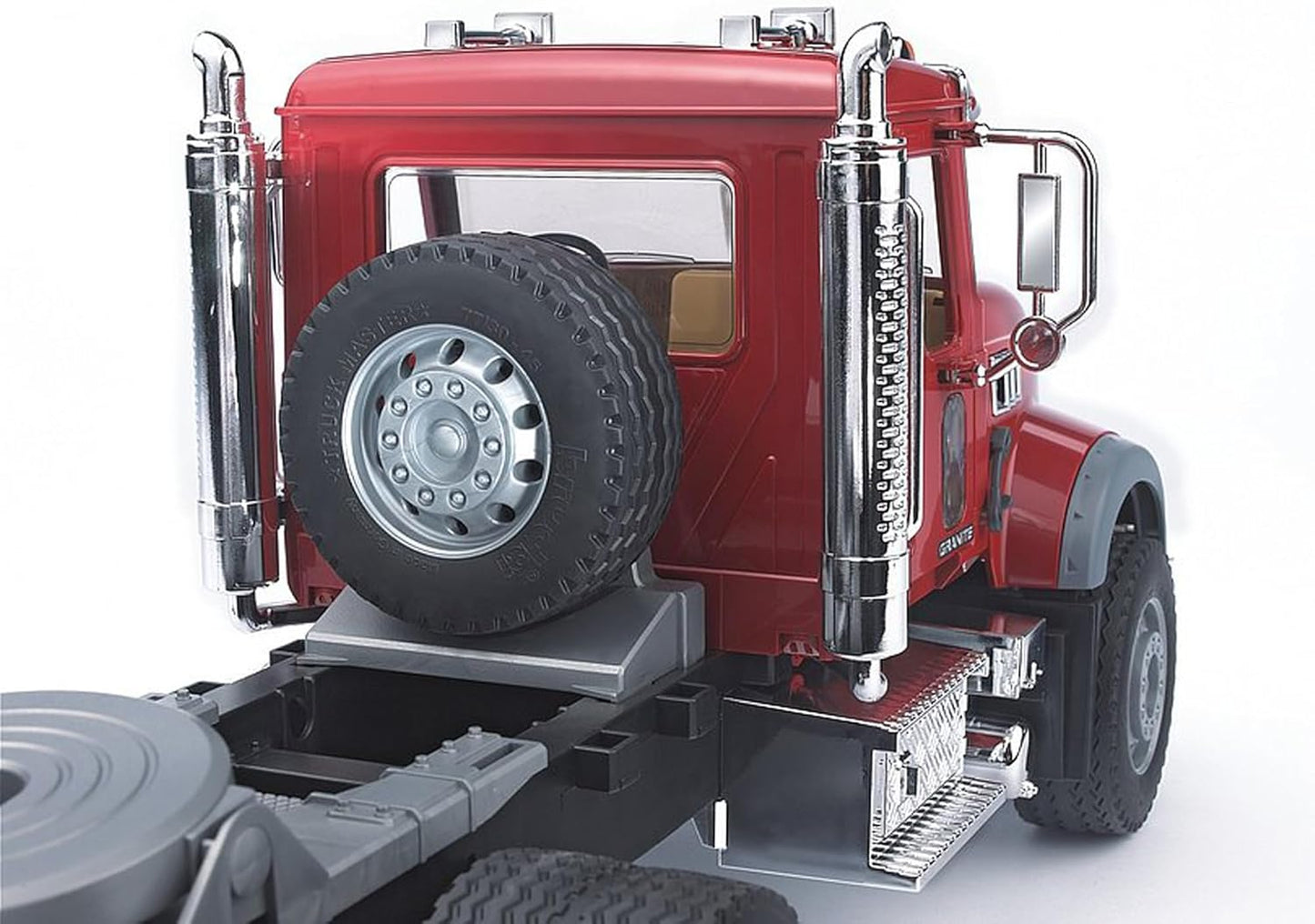 Bruder Mack Flatbed Toy Truck with Low Loader and JCB 4CX Backhoe Loader - No Promo Code Needed!