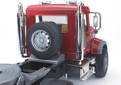 Bruder Mack Flatbed Toy Truck with Low Loader and JCB 4CX Backhoe Loader - No Promo Code Needed!