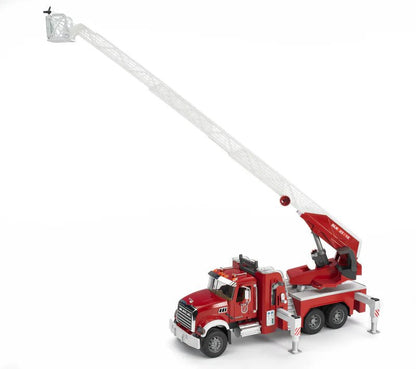 Bruder Mack Granite Fire Engine with Ladder, Pump, Light & Sound Module 24.12.12 - No Promo Code Needed!
