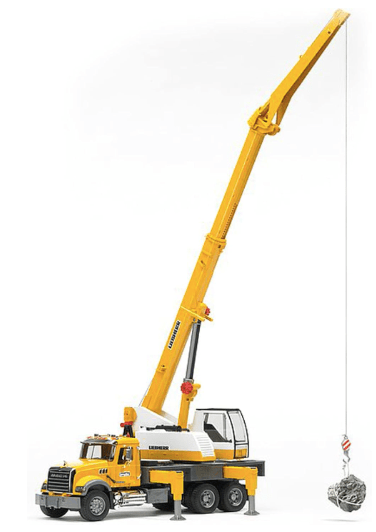 Bruder Mack Granite Liebherr Crane Toy Truck - No Promo Code Needed!
