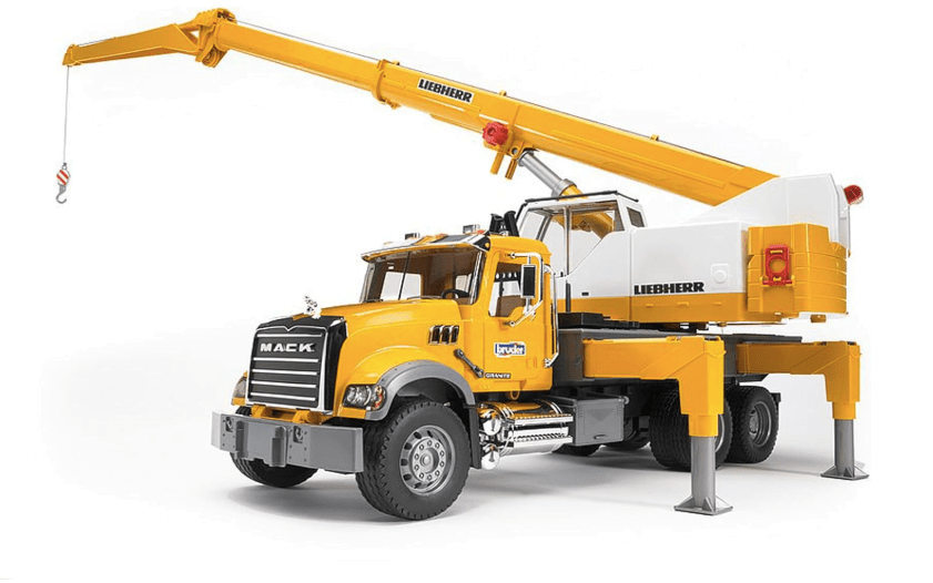 Bruder Mack Granite Liebherr Crane Toy Truck - No Promo Code Needed!