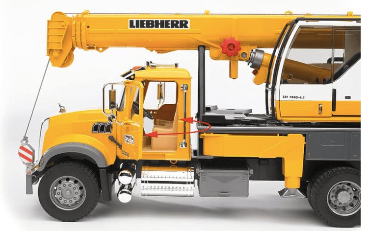 Bruder Mack Granite Liebherr Crane Toy Truck - No Promo Code Needed!