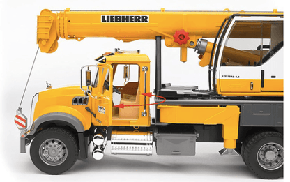Bruder Mack Granite Liebherr Crane Toy Truck - No Promo Code Needed!