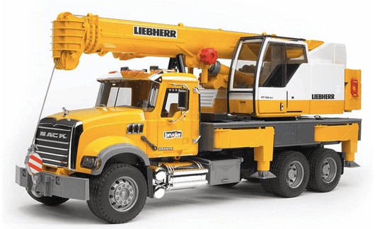Bruder Mack Granite Liebherr Crane Toy Truck - No Promo Code Needed!