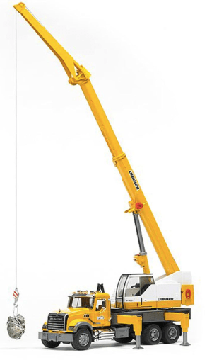 Bruder Mack Granite Liebherr Crane Toy Truck - No Promo Code Needed!