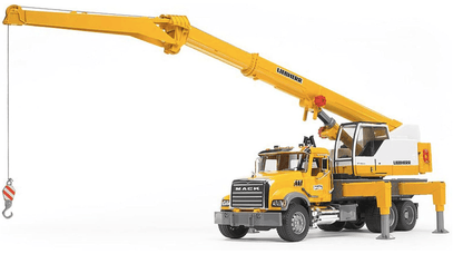 Bruder Mack Granite Liebherr Crane Toy Truck - No Promo Code Needed!