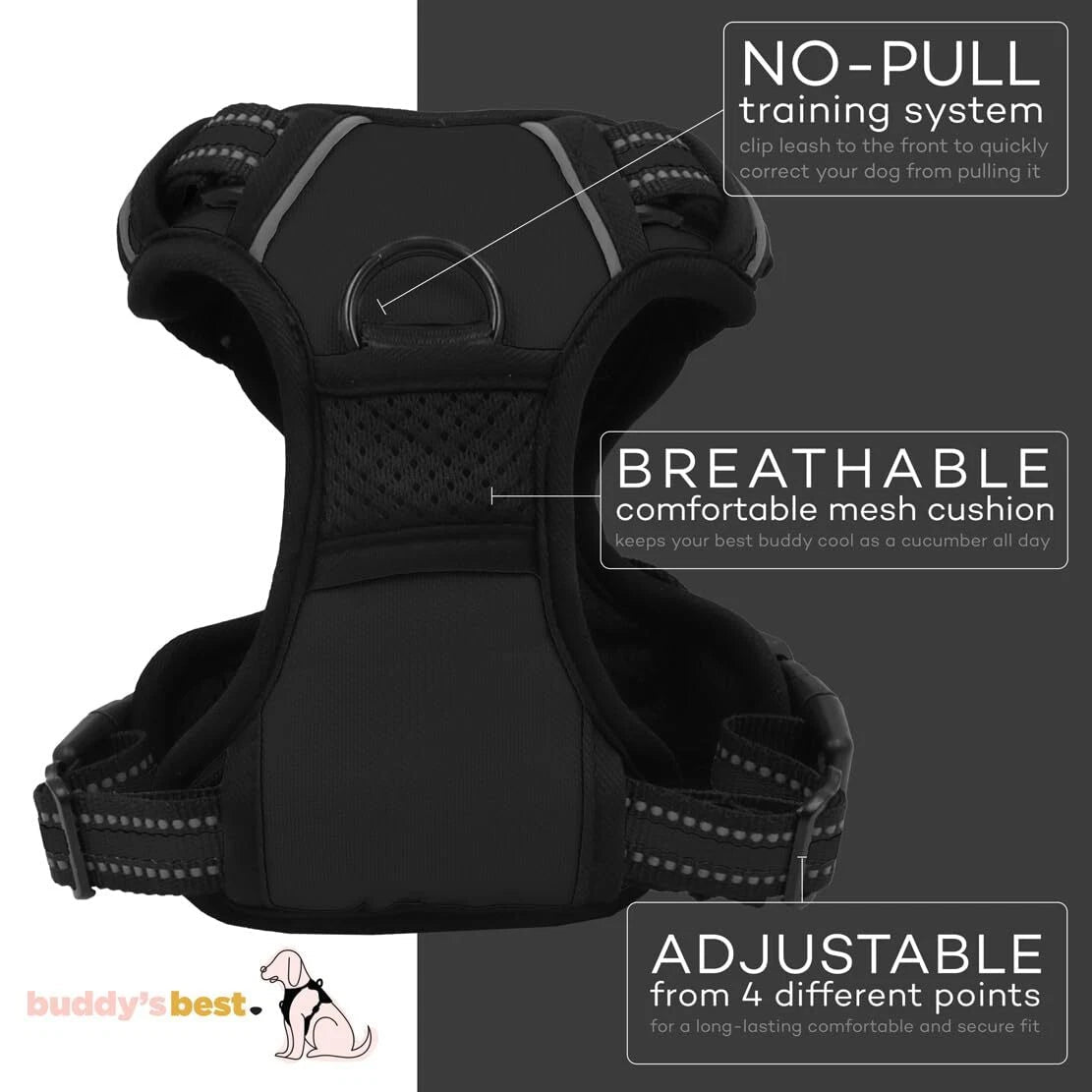 Buddy's Best Dog Harness - No Promo Code Needed!