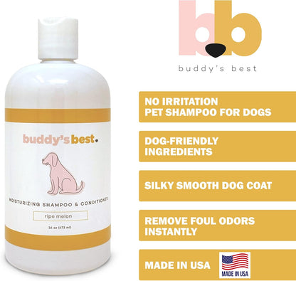 Buddy's Best Dog Moisturizing Shampoo and Conditioner - No Promo Code Needed!