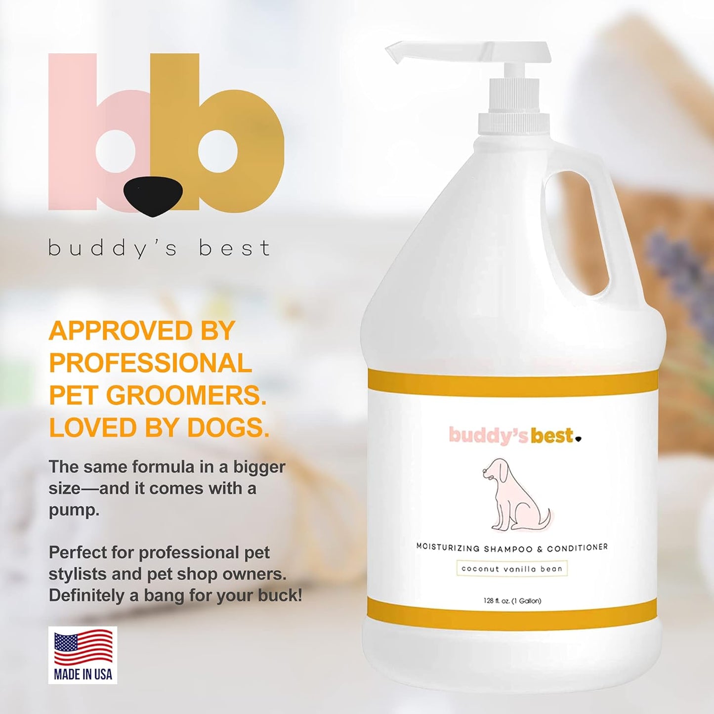 Buddy's Best Dog Moisturizing Shampoo and Conditioner - No Promo Code Needed!