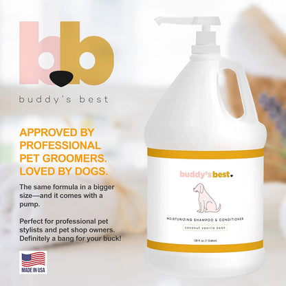Buddy's Best Dog Moisturizing Shampoo and Conditioner - No Promo Code Needed!